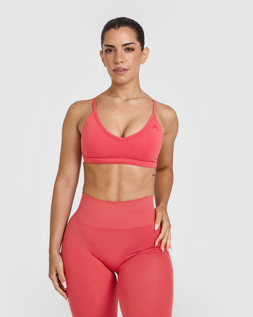 Oner Modal Timeless Strappy Bralette | Sweet Red