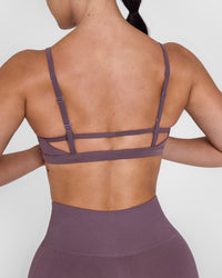 Timeless Strappy Bralette | Vintage Purple