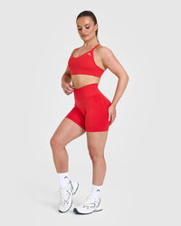 Everyday Sports Bra | Muscle Mommy Red