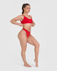 Silhouette Thong | Muscle Mommy Red