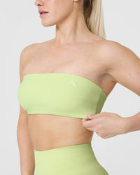 Unified Micro Bandeau Bralette | Pump Green