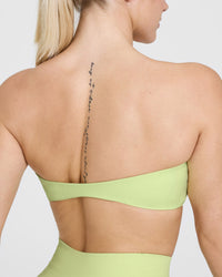 Unified Micro Bandeau Bralette | Pump Green