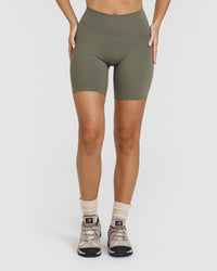 SoftMotion Cycling Shorts 8" | Alpine Green