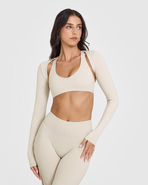 Oner Modal SoftMotion Long Sleeve Shrug | Sand