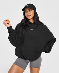 Mid Weight Hoodie | Soft Black