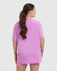 Classic Oversized Lightweight T-Shirt | Orchid Purple
