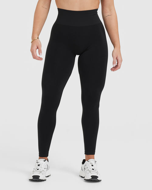 High Waisted Workout Leggings Brown | FIRM ABS