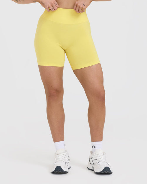 Oner Modal Effortless Seamless Shorts | Lemon Yellow