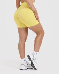 Effortless Seamless Shorts | Lemon Yellow