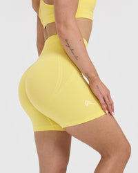 Effortless Seamless Shorts | Lemon Yellow