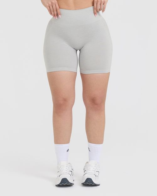 Oner Modal Effortless Seamless Shorts | Light Grey Marl
