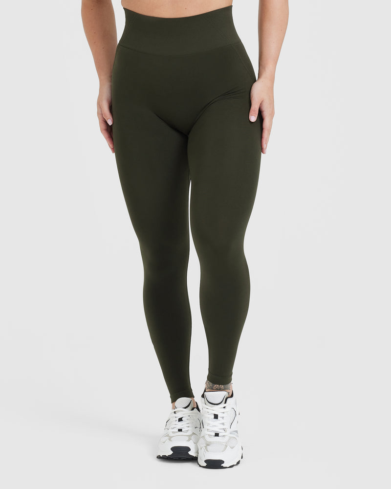 SSENSE Exclusive Khaki Paneled Leggings