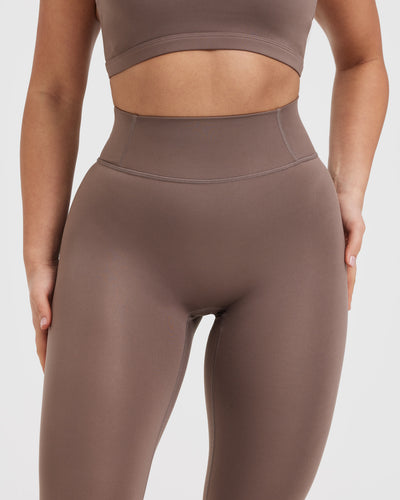 Women's Brown High-Waisted Pants & Leggings