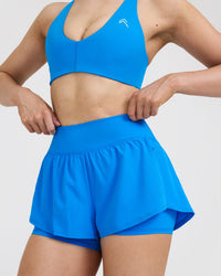 Unified Double Layer Shorts | Tropical Blue
