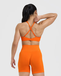 Unified Micro Bralette | Flame Orange