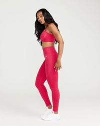 Classic Seamless Sports Bra | Berry Bloom Marl