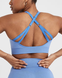 Classic Seamless 2.0 Bralette | Light Denim Marl