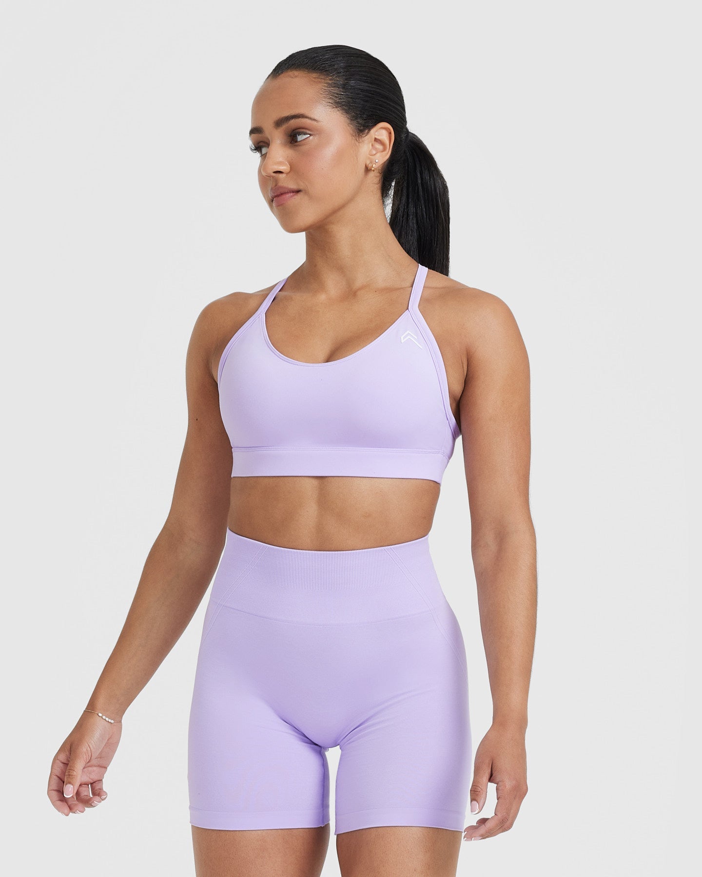 Stretchy sports bra - purple