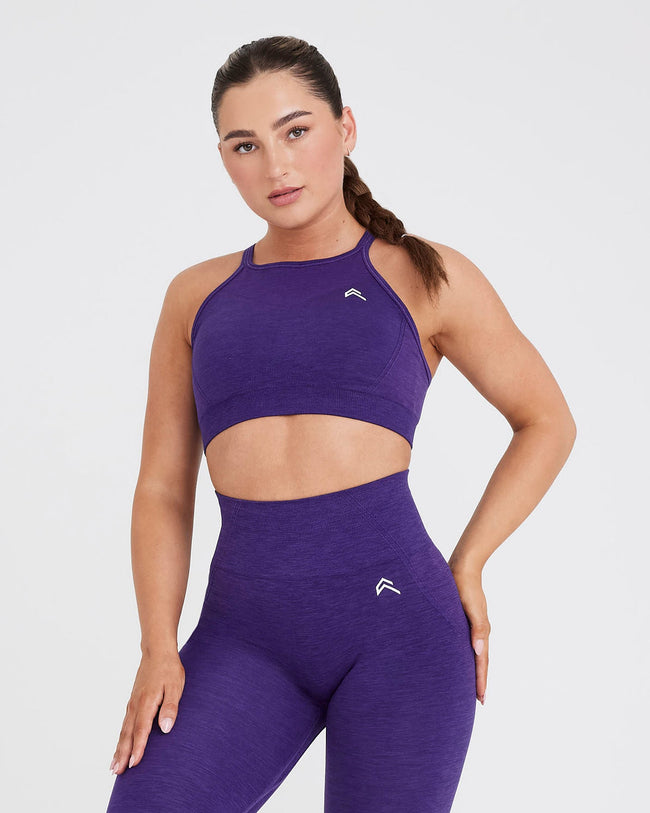 Gymshark Indigo Energy + Seamless Leggings Purple Size XS - $38