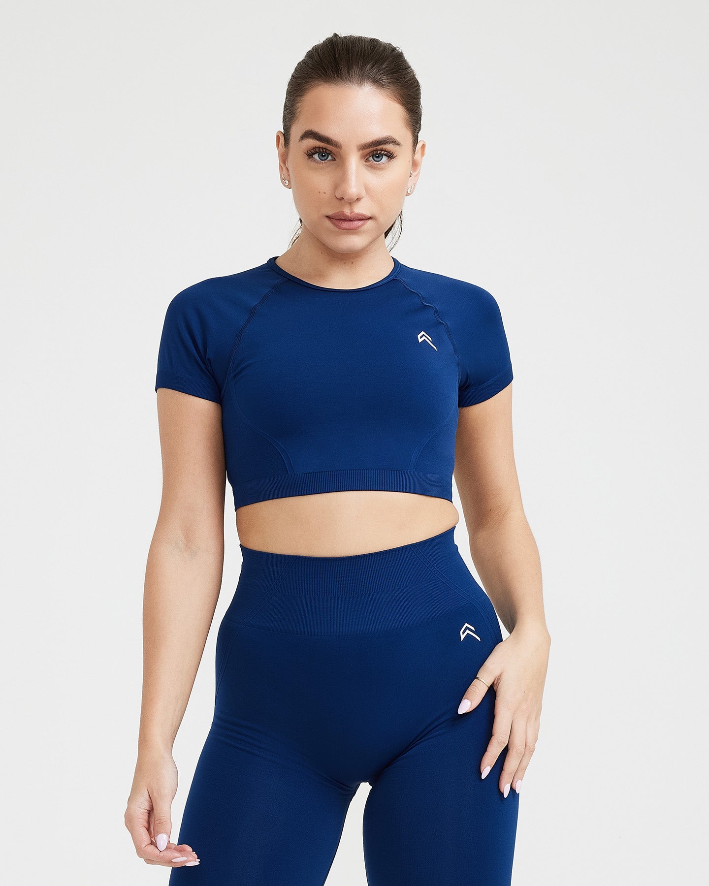 Seamless Blue Crop Top  Products For Those With A Passion For Both Fitness  & Fashion