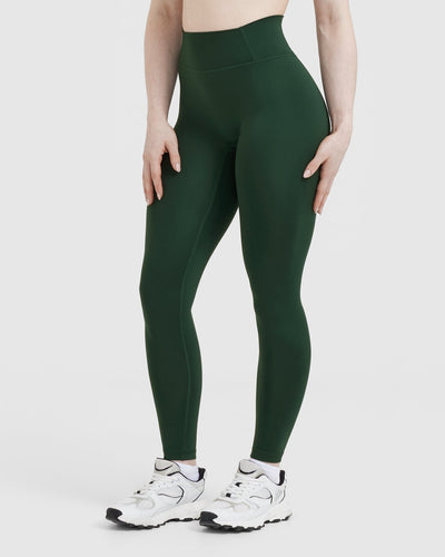 Emerald Green High Waist Seamless Gym Leggings