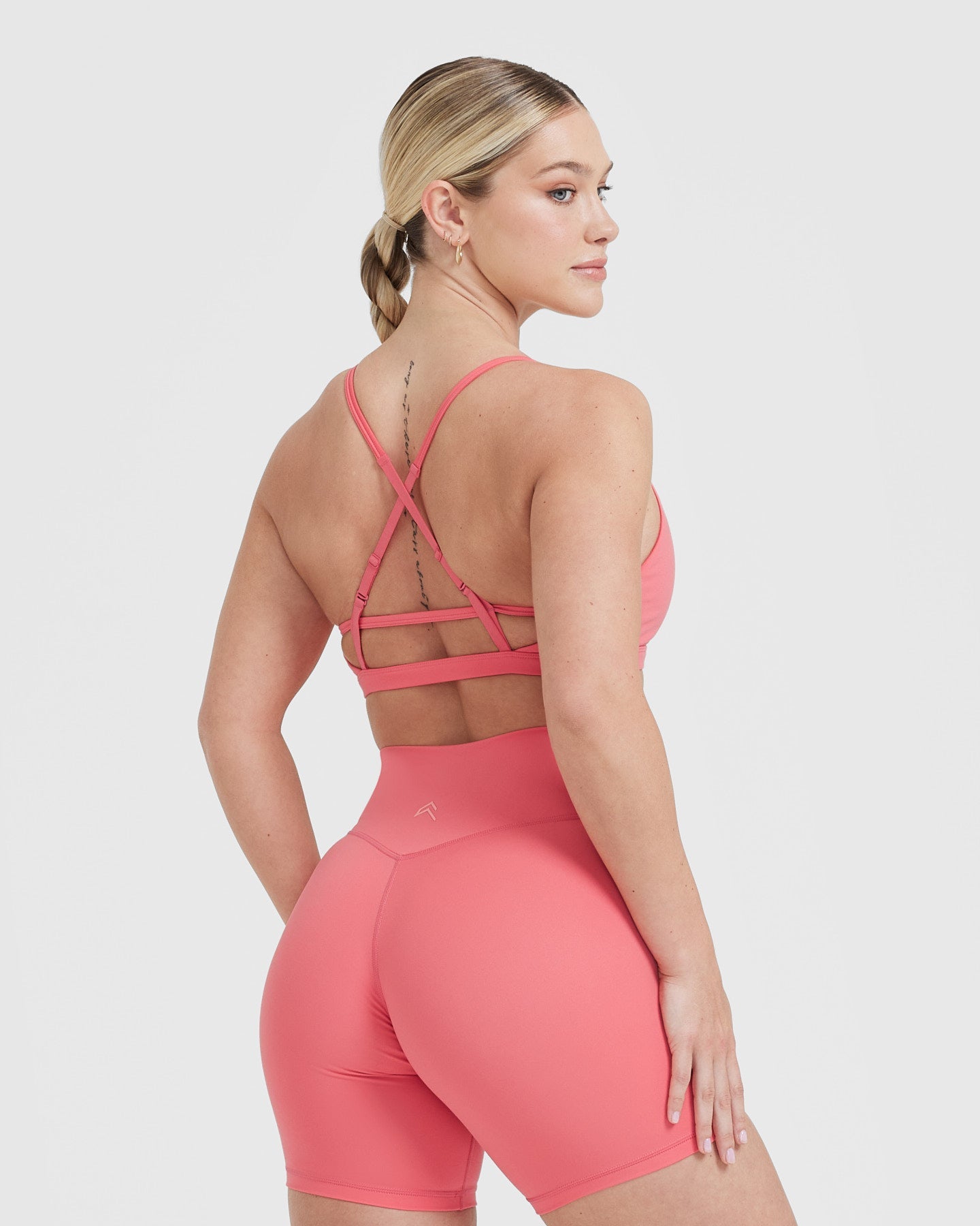 Cotton:On active strappy bralette in pink