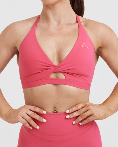 Pink Co-ord Sports Bra|287164601-Crushed-Berry